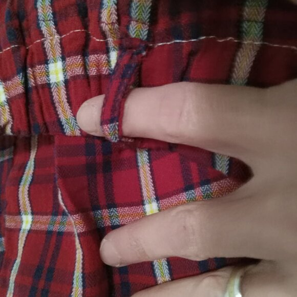 Unique handmade skirt - made from fabric remnants, with pockets and gussets - ma - Picture 3 of 5